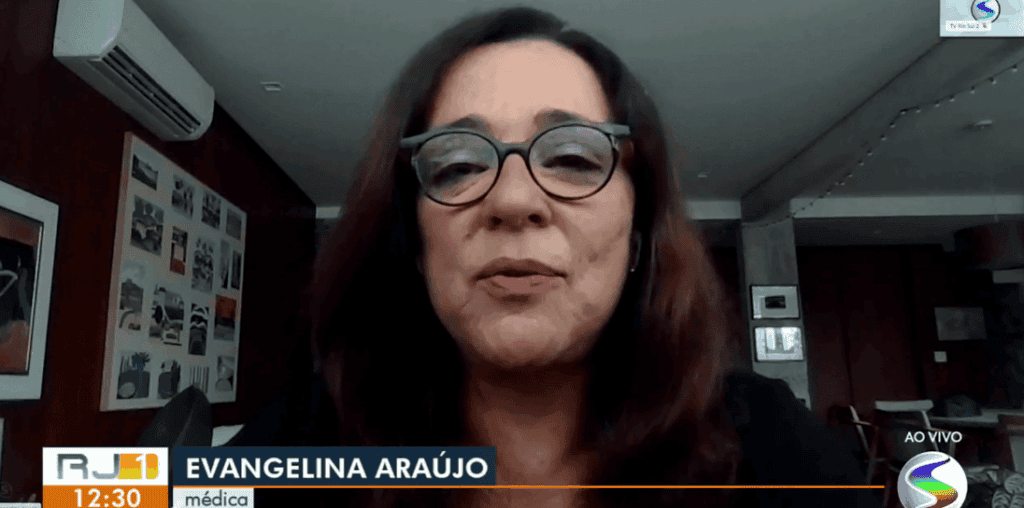 Médica fala em entrevista ao vivo sobre como a qualidade do ar afeta a saúde da população.