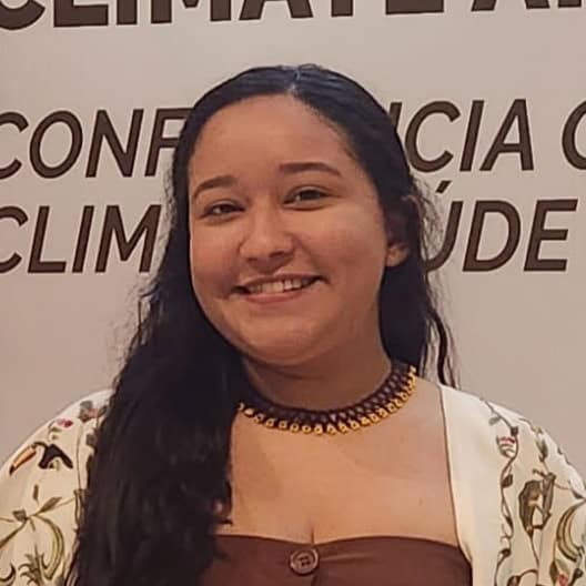 Profissionais de saúde atuando por ações climáticas, promovendo saúde e combate às mudanças climáticas.